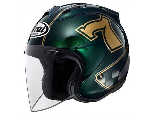 Мотошлем ARAI SZ-RAM X Cafe Racer Green